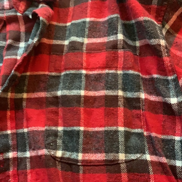 Men’s Red Gray and White Flannel - Picture 4 of 12